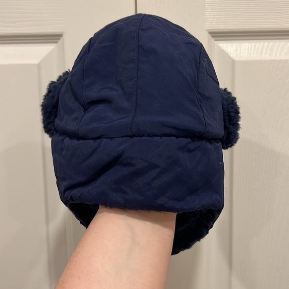 baby GAP Toddler Snow Trapper Hat Navy Blue Size S/M, 2-3 years old - Picture 2 of 7